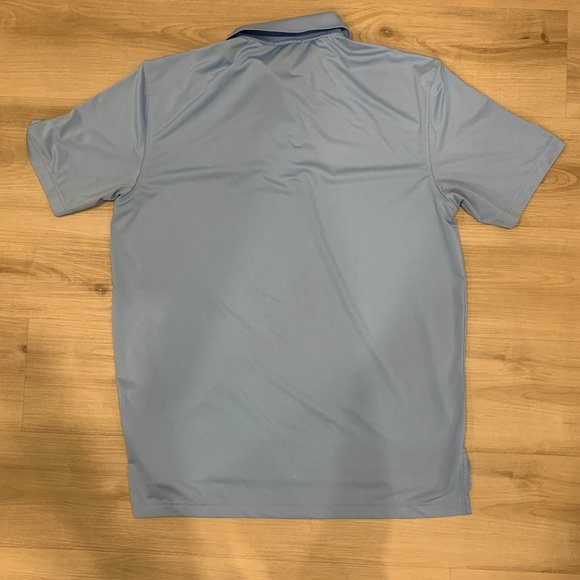Men's Peter Millar Summer Comfort Medium Golf Shirt/Polo Baby Blue NBC Sports - Picture 2 of 6